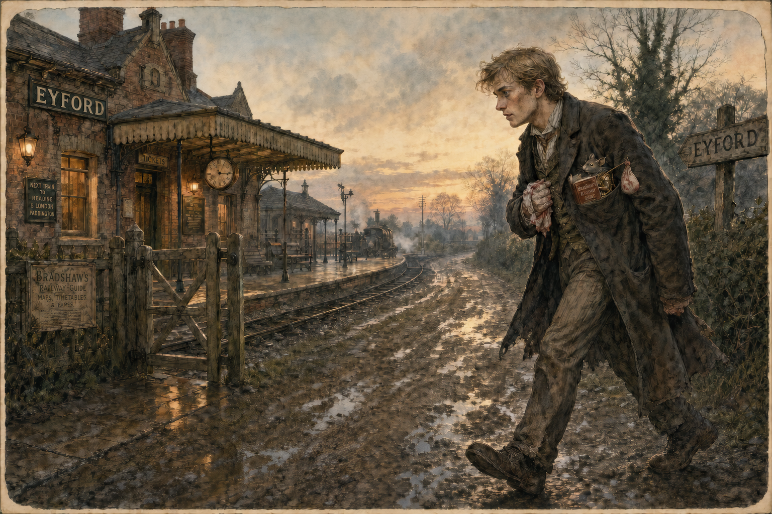scene 12 morning station